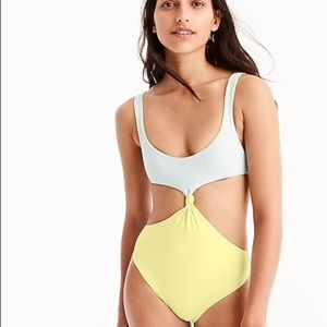 J crew reversible knot front swimsuit size 8